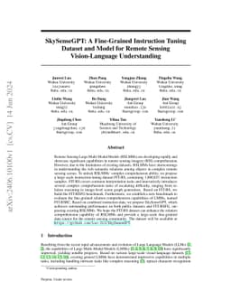 SkySenseGPT: A Fine-Grained Instruction Tuning Dataset and Model for
  Remote Sensing Vision-Language Understanding