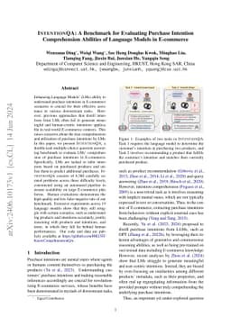 IntentionQA: A Benchmark for Evaluating Purchase Intention Comprehension
  Abilities of Language Models in E-commerce