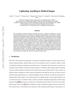 Lightening Anything in Medical Images