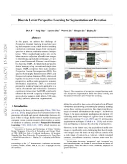 Discrete Latent Perspective Learning for Segmentation and Detection