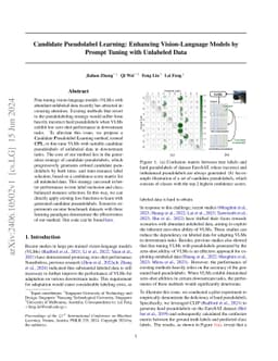 Candidate Pseudolabel Learning: Enhancing Vision-Language Models by
  Prompt Tuning with Unlabeled Data