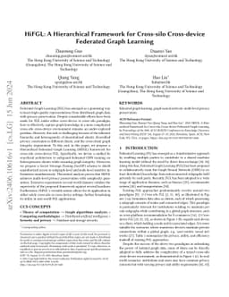 HiFGL: A Hierarchical Framework for Cross-silo Cross-device Federated
  Graph Learning