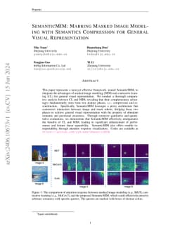 SemanticMIM: Marring Masked Image Modeling with Semantics Compression
  for General Visual Representation