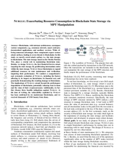 Nurgle: Exacerbating Resource Consumption in Blockchain State Storage
  via MPT Manipulation