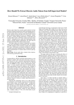 How Should We Extract Discrete Audio Tokens from Self-Supervised Models?