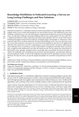 Knowledge Distillation in Federated Learning: a Survey on Long Lasting
  Challenges and New Solutions