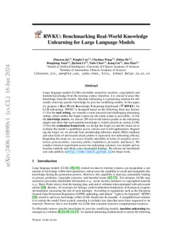 RWKU: Benchmarking Real-World Knowledge Unlearning for Large Language
  Models