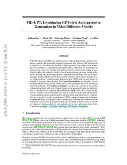 ViD-GPT: Introducing GPT-style Autoregressive Generation in Video
  Diffusion Models