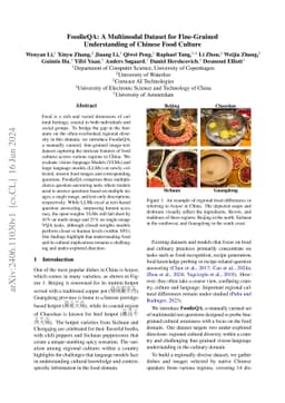 FoodieQA: A Multimodal Dataset for Fine-Grained Understanding of Chinese
  Food Culture