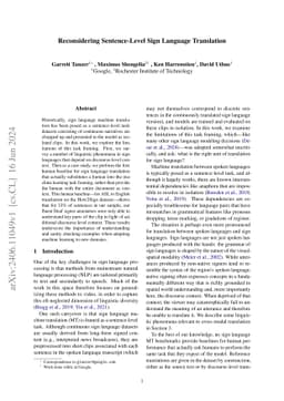 Reconsidering Sentence-Level Sign Language Translation