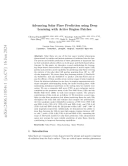 Advancing Solar Flare Prediction using Deep Learning with Active Region
  Patches