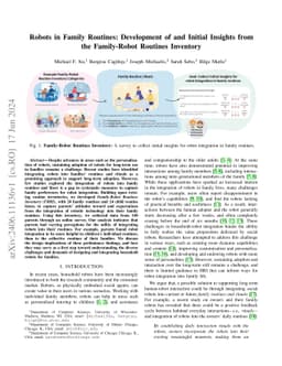 Robots in Family Routines: Development of and Initial Insights from the Family-Robot Routines Inventory