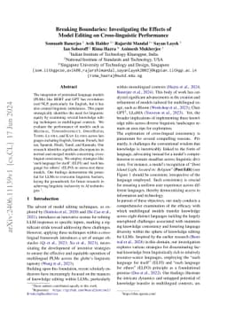 Breaking Boundaries: Investigating the Effects of Model Editing on Cross-linguistic Performance