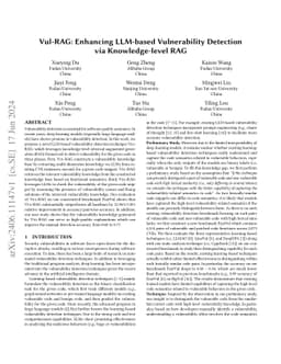 Vul-RAG: Enhancing LLM-based Vulnerability Detection via Knowledge-level
  RAG