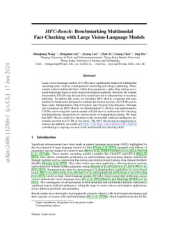 MFC-Bench: Benchmarking Multimodal Fact-Checking with Large Vision-Language Models