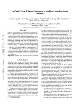 AnoPatch: Towards Better Consistency in Machine Anomalous Sound
  Detection
