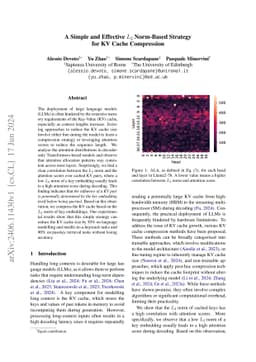 A Simple and Effective $L_2$ Norm-Based Strategy for KV Cache
  Compression