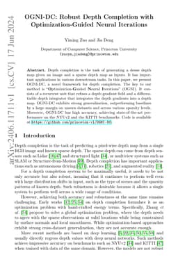 OGNI-DC: Robust Depth Completion with Optimization-Guided Neural
  Iterations