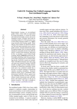UniGLM: Training One Unified Language Model for Text-Attributed Graphs