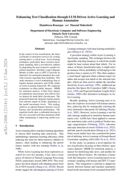 Enhancing Text Classification through LLM-Driven Active Learning and
  Human Annotation