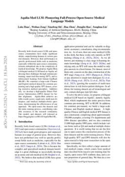 Aqulia-Med LLM: Pioneering Full-Process Open-Source Medical Language
  Models