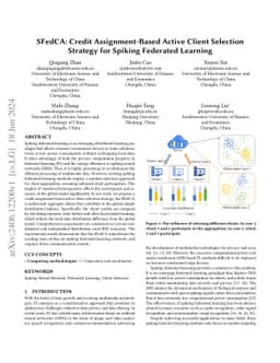 SFedCA: Credit Assignment-Based Active Client Selection Strategy for
  Spiking Federated Learning