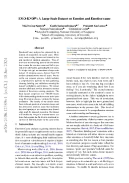 EMO-KNOW: A Large Scale Dataset on Emotion and Emotion-cause
