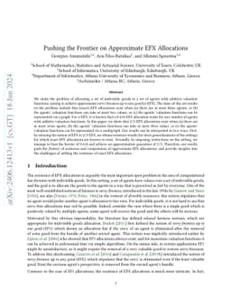Pushing the Frontier on Approximate EFX Allocations