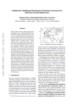MultiSocial: Multilingual Benchmark of Machine-Generated Text Detection
  of Social-Media Texts