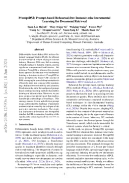 PromptDSI: Prompt-based Rehearsal-free Instance-wise Incremental
  Learning for Document Retrieval