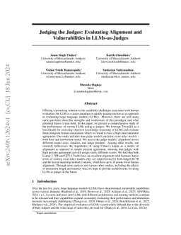 Judging the Judges: Evaluating Alignment and Vulnerabilities in LLMs-as-Judges