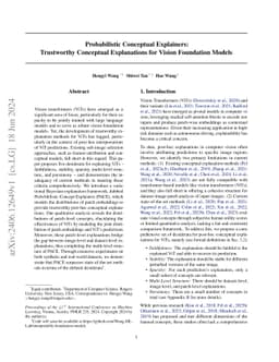 Probabilistic Conceptual Explainers: Trustworthy Conceptual Explanations
  for Vision Foundation Models