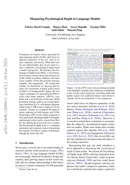 Measuring Psychological Depth in Language Models
