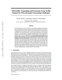 XXLTraffic: Expanding and Extremely Long Traffic forecasting beyond test adaptation