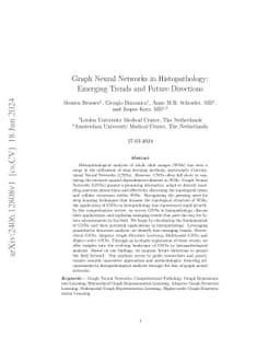 Graph Neural Networks in Histopathology: Emerging Trends and Future
  Directions