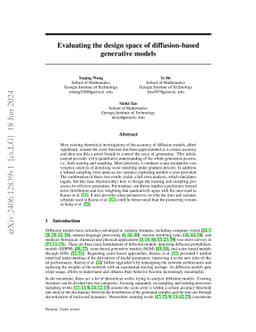 Evaluating the design space of diffusion-based generative models