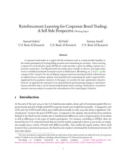 Reinforcement Learning for Corporate Bond Trading: A Sell Side
  Perspective