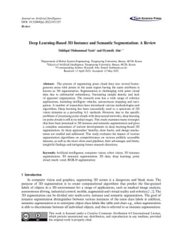 Deep Learning-Based 3D Instance and Semantic Segmentation: A Review
