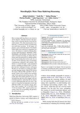 MoreHopQA: More Than Multi-hop Reasoning