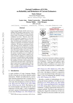 Factual Confidence of LLMs: on Reliability and Robustness of Current
  Estimators
