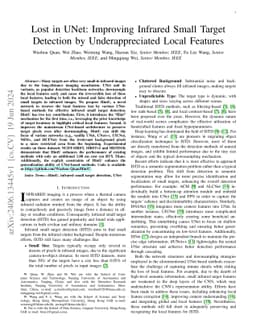 Lost in UNet: Improving Infrared Small Target Detection by
  Underappreciated Local Features