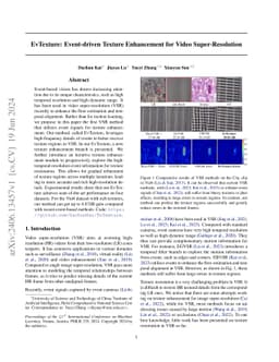 EvTexture: Event-driven Texture Enhancement for Video Super-Resolution