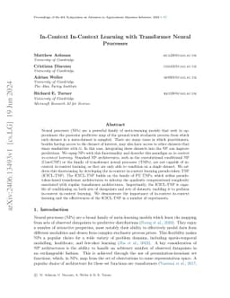 In-Context In-Context Learning with Transformer Neural Processes