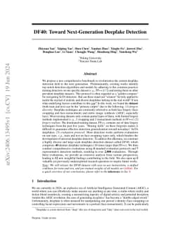 DF40: Toward Next-Generation Deepfake Detection