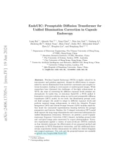EndoUIC: Promptable Diffusion Transformer for Unified Illumination
  Correction in Capsule Endoscopy