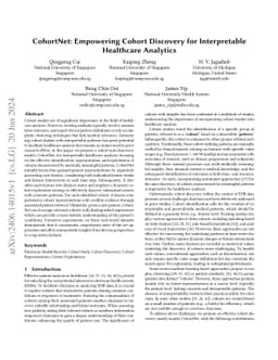 CohortNet: Empowering Cohort Discovery for Interpretable Healthcare
  Analytics