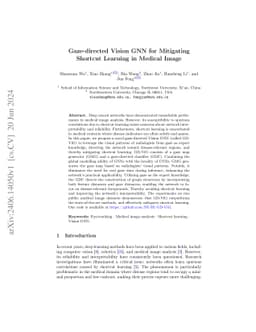 Gaze-directed Vision GNN for Mitigating Shortcut Learning in Medical
  Image