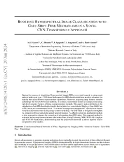 Boosting Hyperspectral Image Classification with Gate-Shift-Fuse
  Mechanisms in a Novel CNN-Transformer Approach