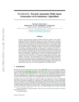 EvoAgent: Towards Automatic Multi-Agent Generation via Evolutionary Algorithms