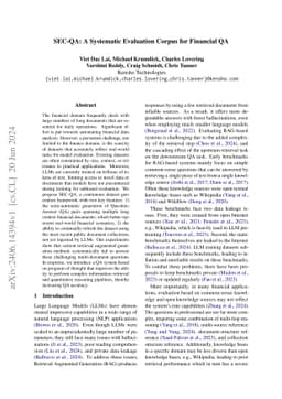 SEC-QA: A Systematic Evaluation Corpus for Financial QA